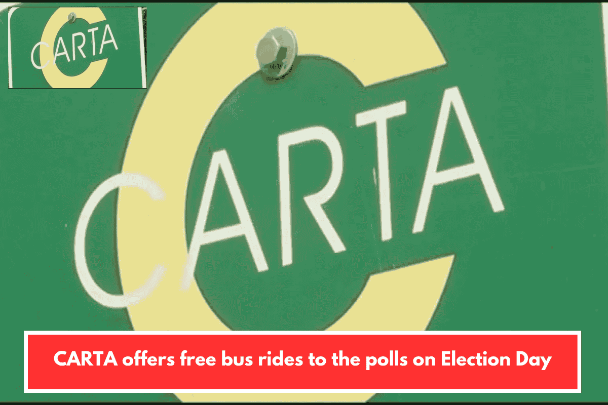 CARTA offers free bus rides to the polls on Election Day