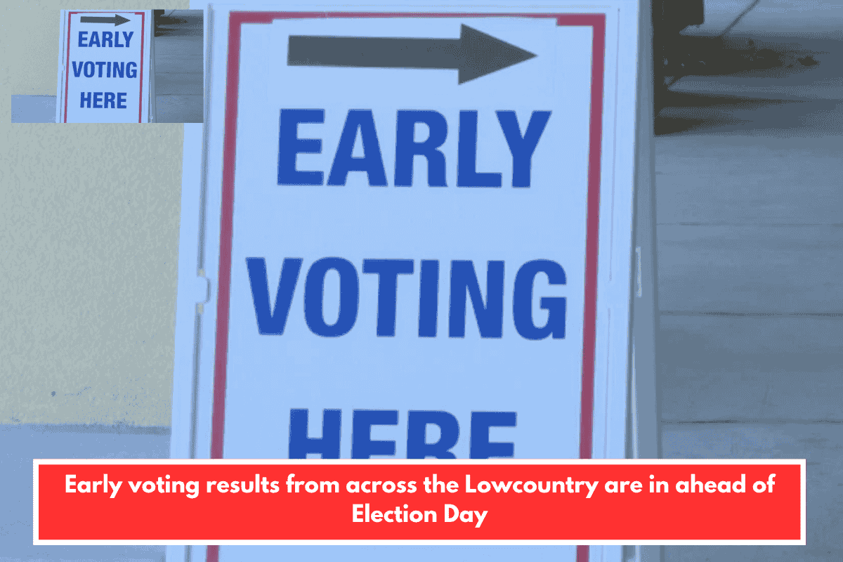 Early voting results from across the Lowcountry are in ahead of Election Day