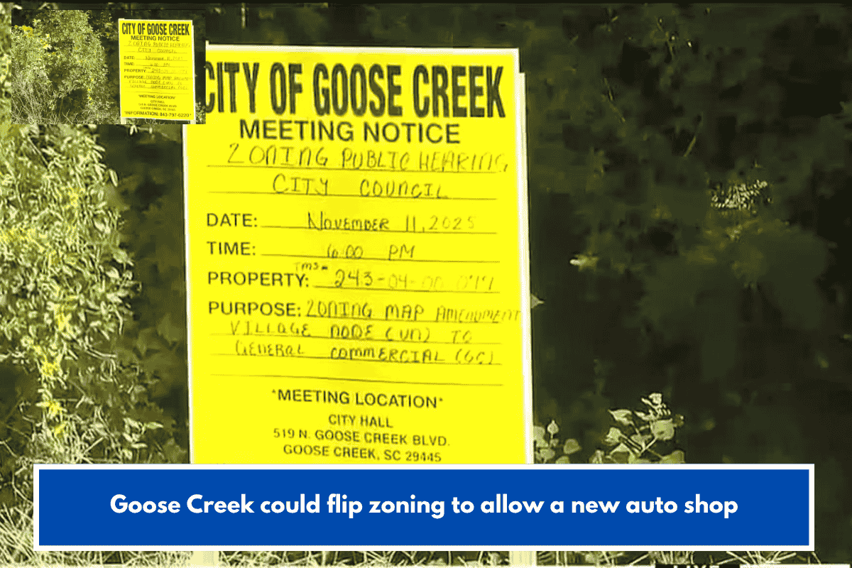 Goose Creek could flip zoning to allow a new auto shop