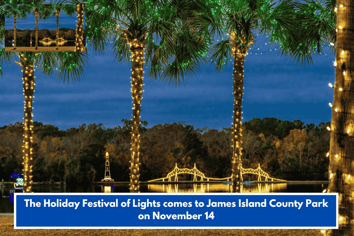 The Holiday Festival of Lights comes to James Island County Park on November 14