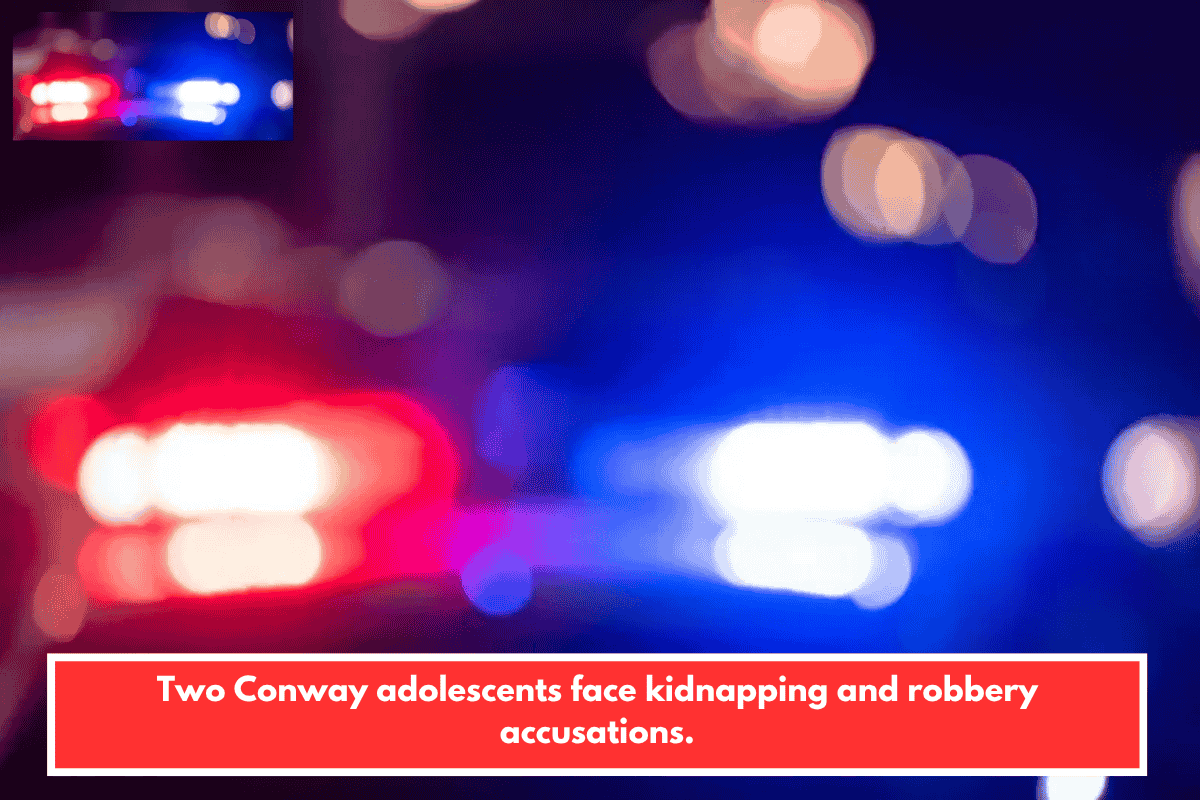 Two Conway adolescents face kidnapping and robbery accusations.
