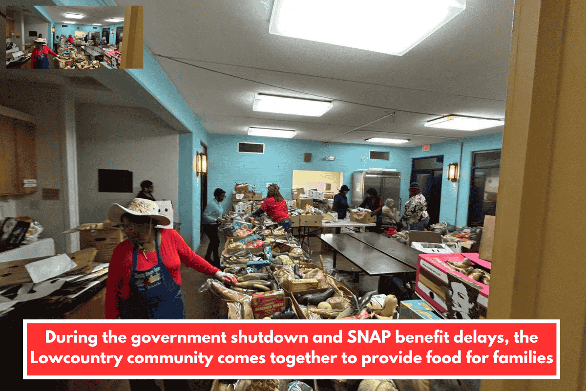 During the government shutdown and SNAP benefit delays, the Lowcountry community comes together to provide food for families