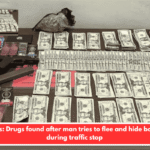 Deputies: Drugs found after man tries to flee and hide backpack during traffic stop