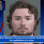 A man from Alamance County was arrested in South Carolina for exploitation of a minor