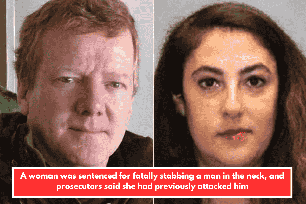 A woman was sentenced for fatally stabbing a man in the neck, and prosecutors said she had previously attacked him