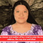 A house cleaner and mother of four tried to enter the incorrect address. She was shot and killed