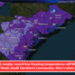 Ice cold, maybe record-low freezing temperatures will hit Hilton Head, South Carolina's Lowcountry. Here's when