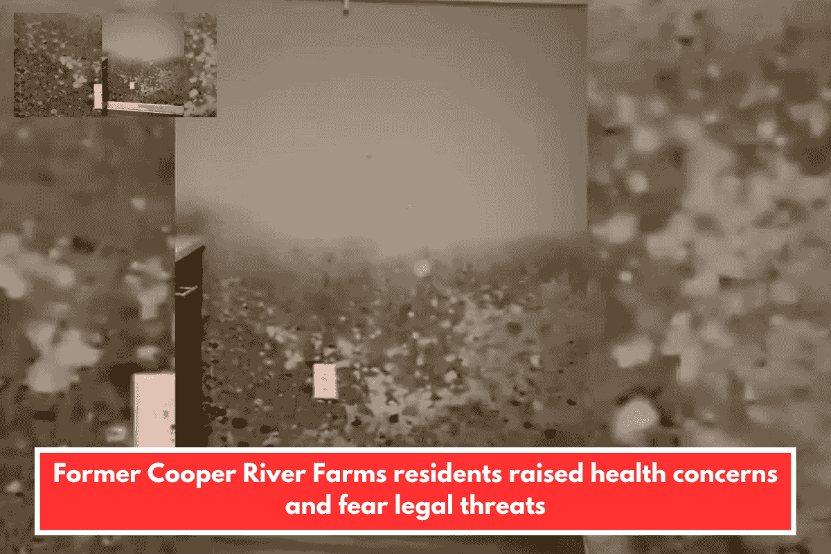 Former Cooper River Farms residents raised health concerns and fear legal threats