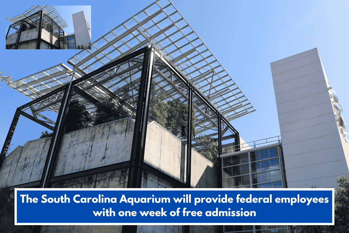 The South Carolina Aquarium will provide federal employees with one week of free admission