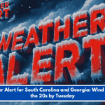 Weather Alert for South Carolina and Georgia: Wind chills in the 20s by Tuesday