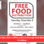 On Saturday, there will be a drive-through food distribution in Ladson