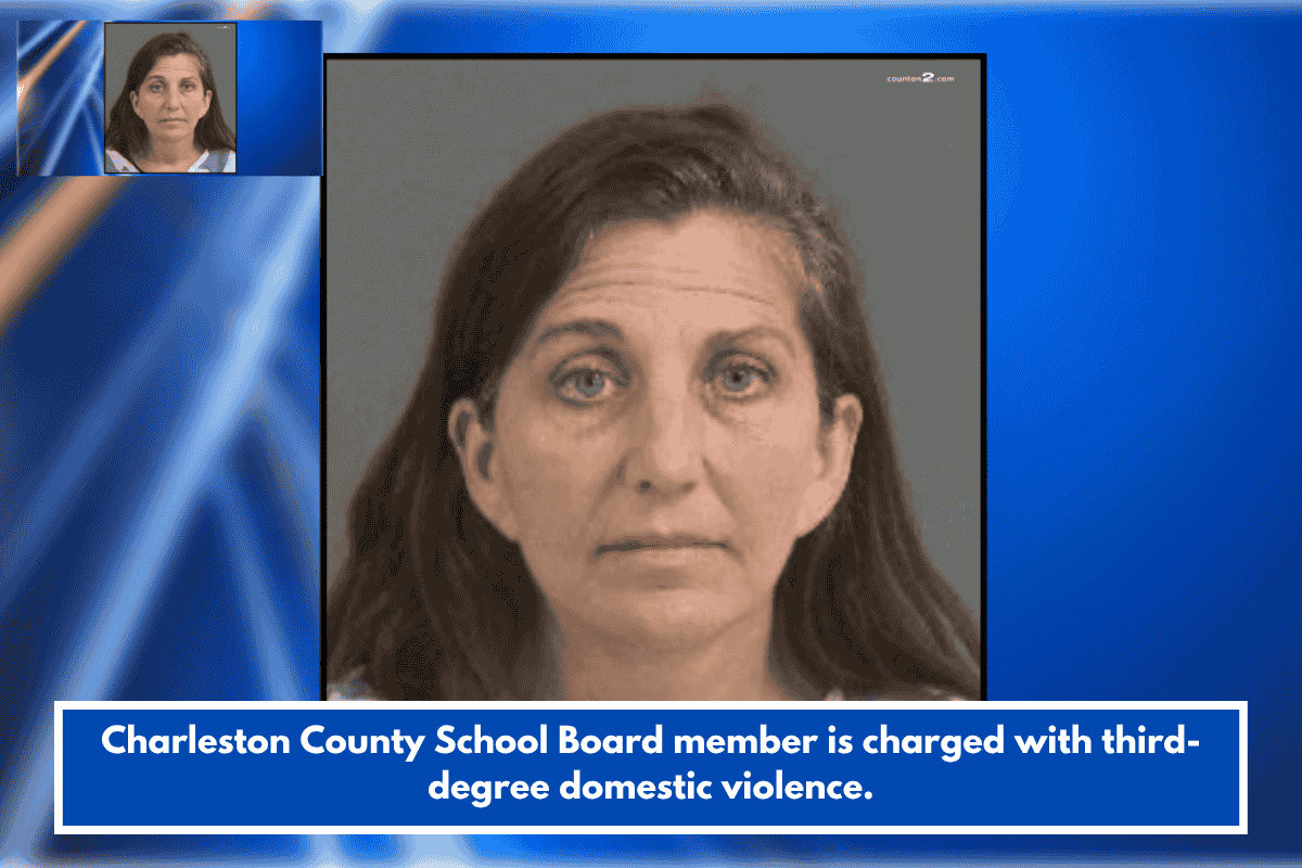 Charleston County School Board member is charged with third-degree domestic violence.