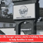 Summerville burger eatery starts a holiday food drive to help families in need.