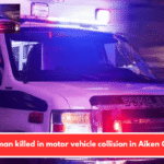 Aiken man killed in motor vehicle collision in Aiken County.
