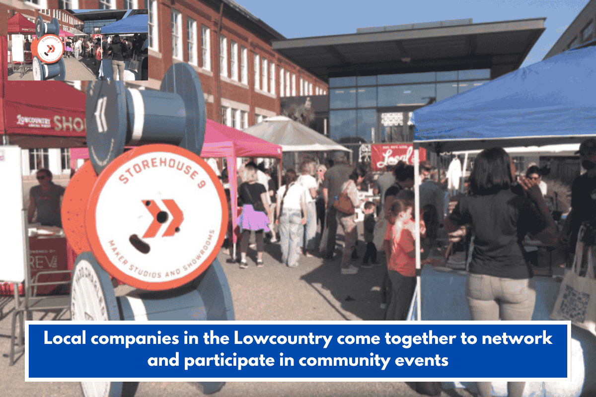 Local companies in the Lowcountry come together to network and participate in community events