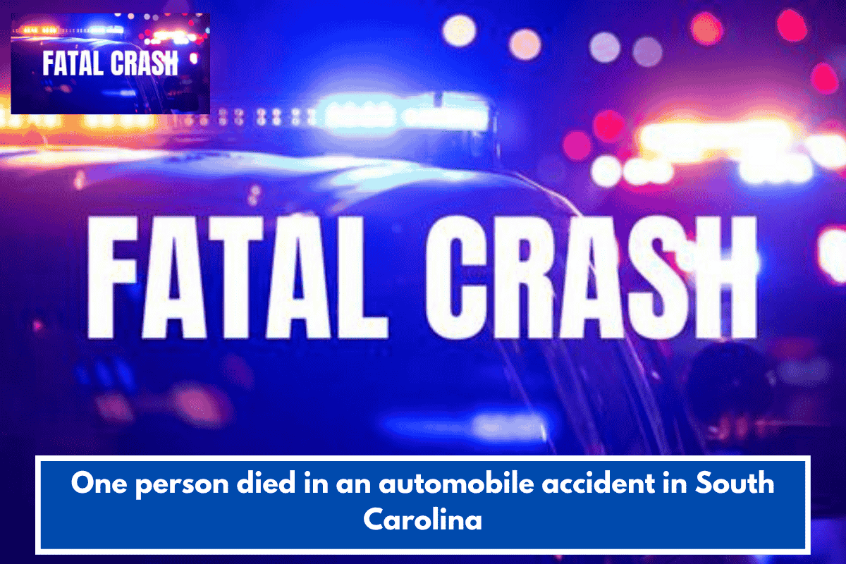 One person died in an automobile accident in South Carolina