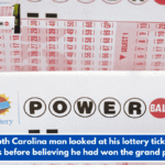A South Carolina man looked at his lottery ticket for days before believing he had won the grand prize