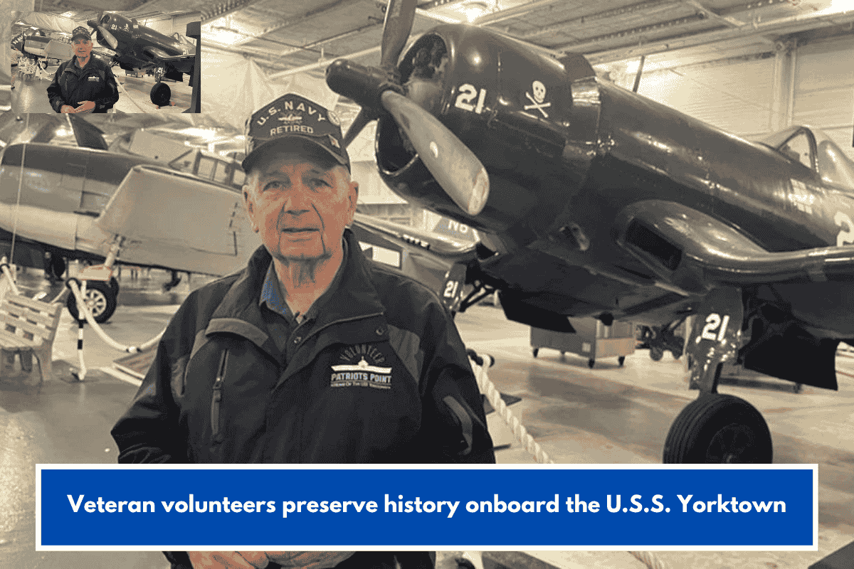 Veteran volunteers preserve history onboard the U.S.S. Yorktown