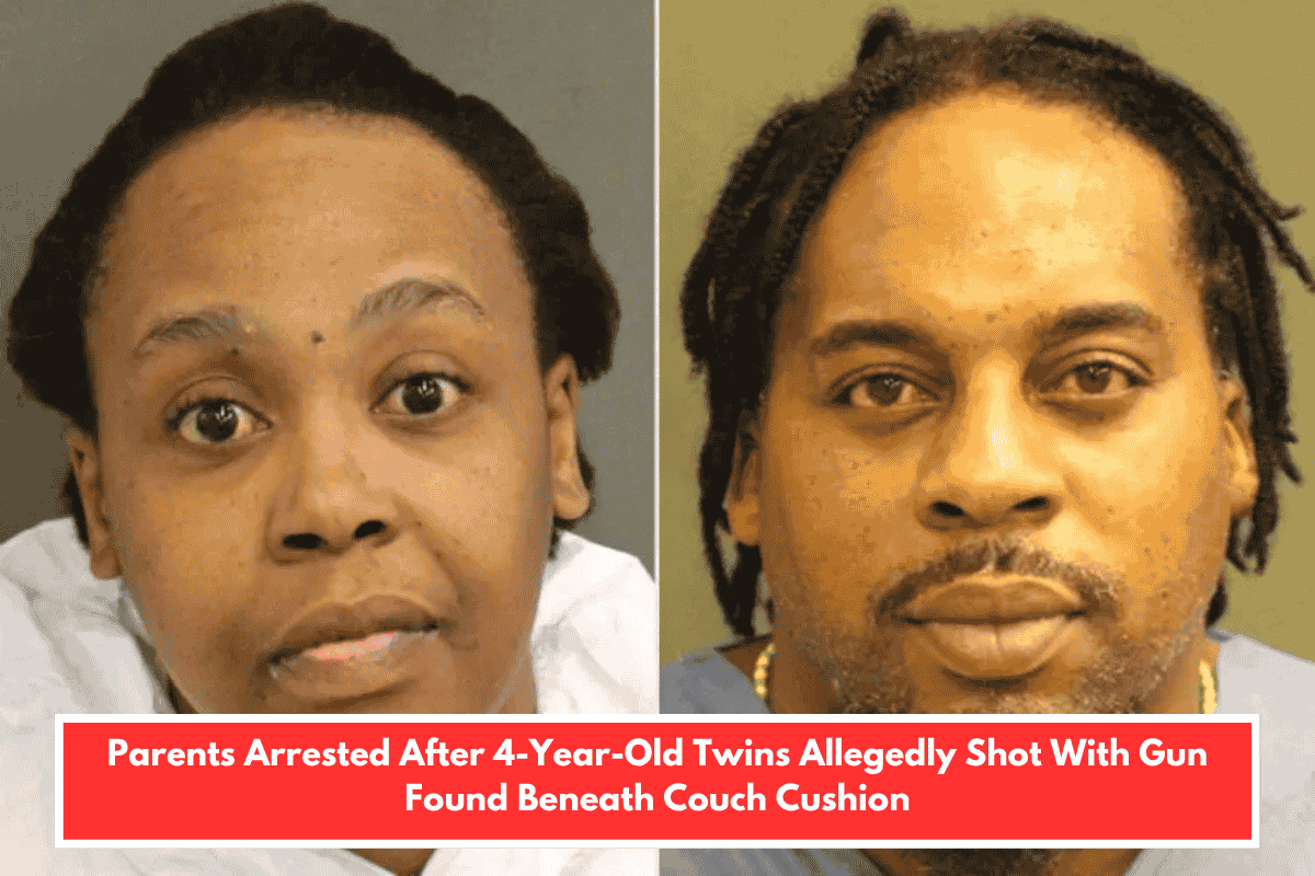 Parents Arrested After 4-Year-Old Twins Allegedly Shot With Gun Found Beneath Couch Cushion