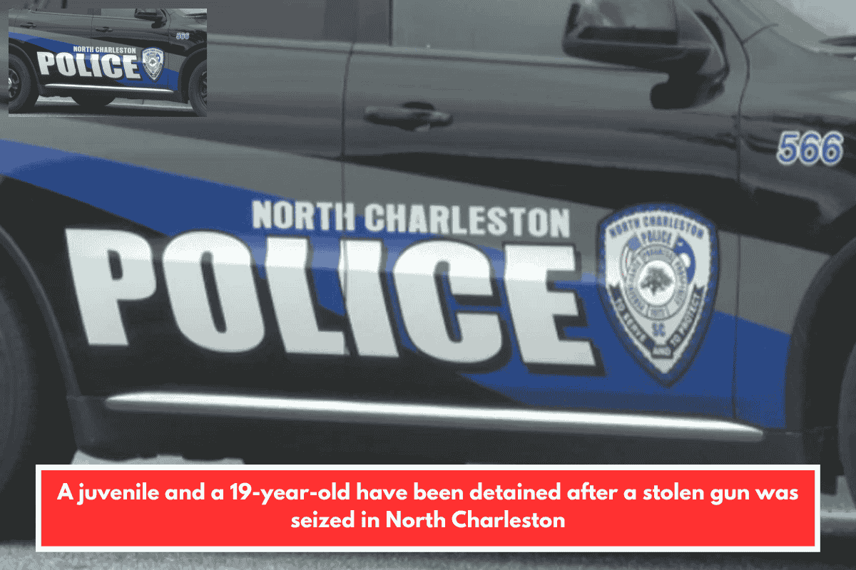 A juvenile and a 19-year-old have been detained after a stolen gun was seized in North Charleston
