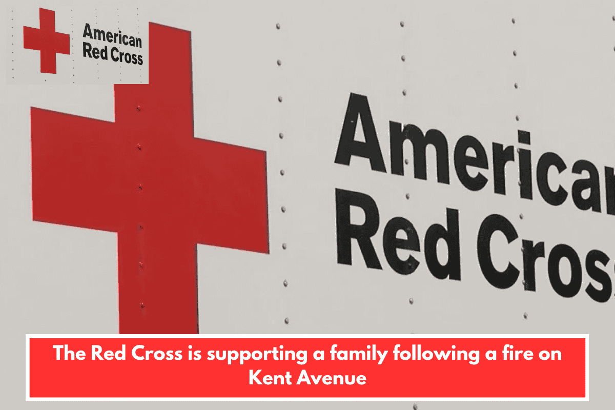 The Red Cross is supporting a family following a fire on Kent Avenue