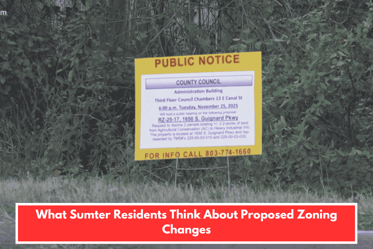 What Sumter Residents Think About Proposed Zoning Changes