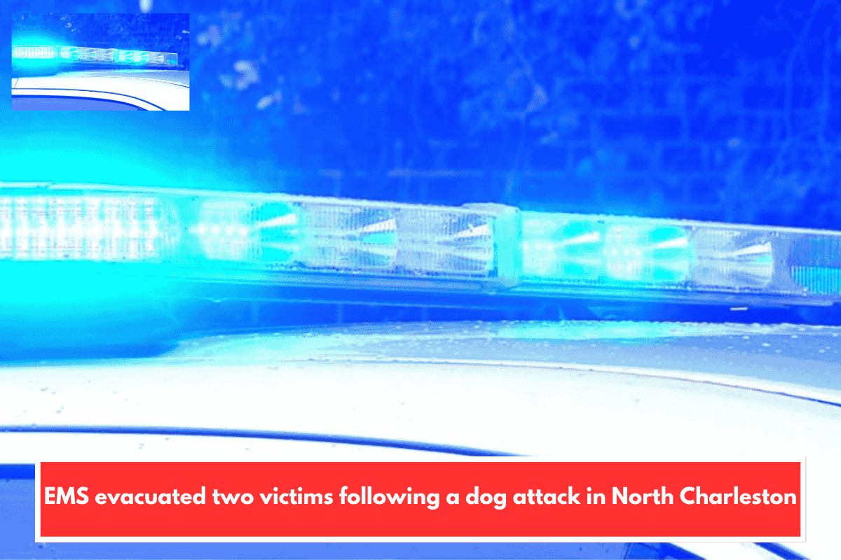 EMS evacuated two victims following a dog attack in North Charleston