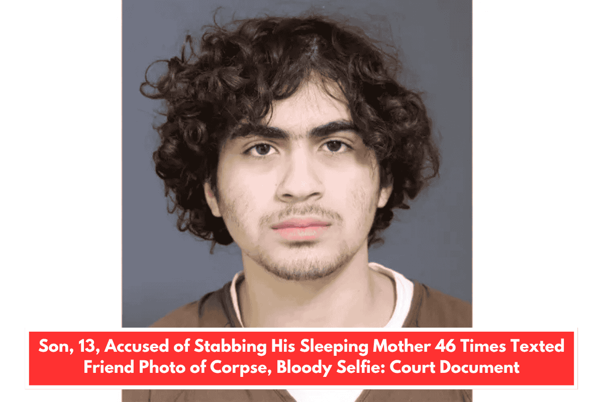 Son, 13, Accused of Stabbing His Sleeping Mother 46 Times Texted Friend Photo of Corpse, Bloody Selfie: Court Document
