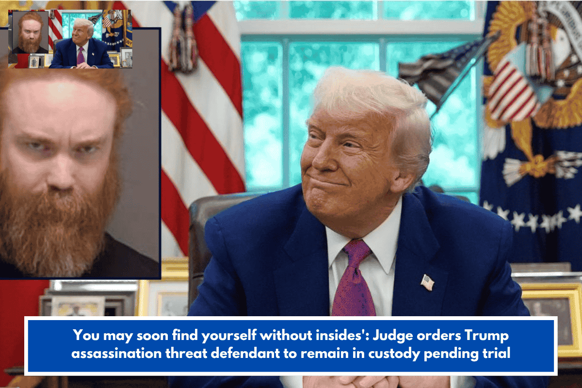 You may soon find yourself without insides': Judge orders Trump assassination threat defendant to remain in custody pending trial