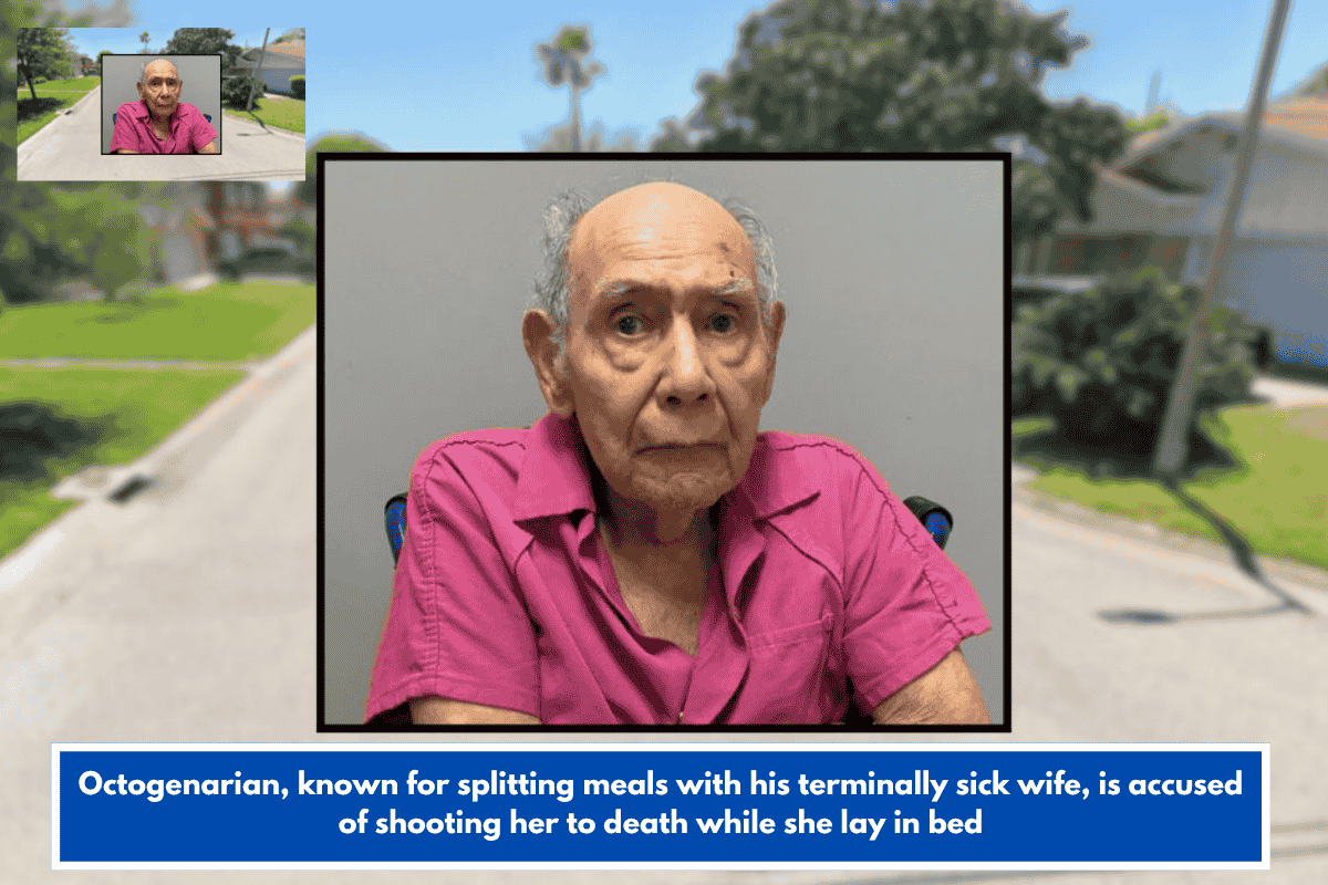 Octogenarian, known for splitting meals with his terminally sick wife, is accused of shooting her to death while she lay in bed