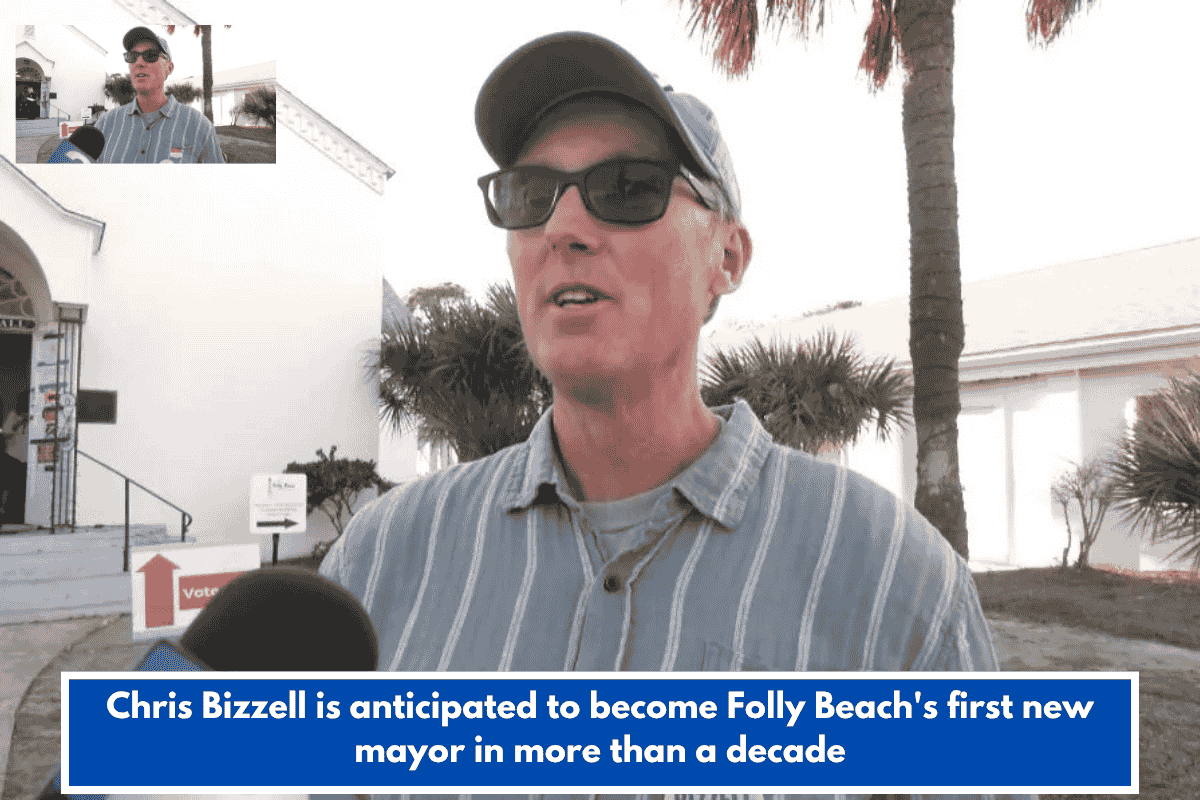 Chris Bizzell is anticipated to become Folly Beach's first new mayor in more than a decade