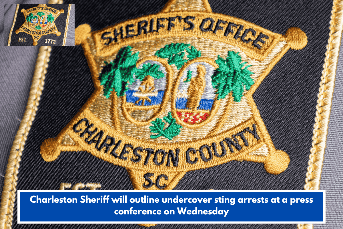 Charleston Sheriff will outline undercover sting arrests at a press conference on Wednesday