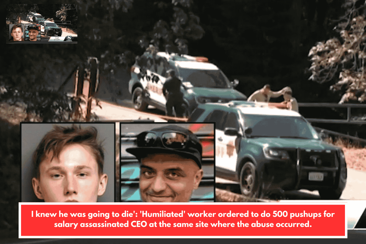 I knew he was going to die': 'Humiliated' worker ordered to do 500 pushups for salary assassinated CEO at the same site where the abuse occurred.
