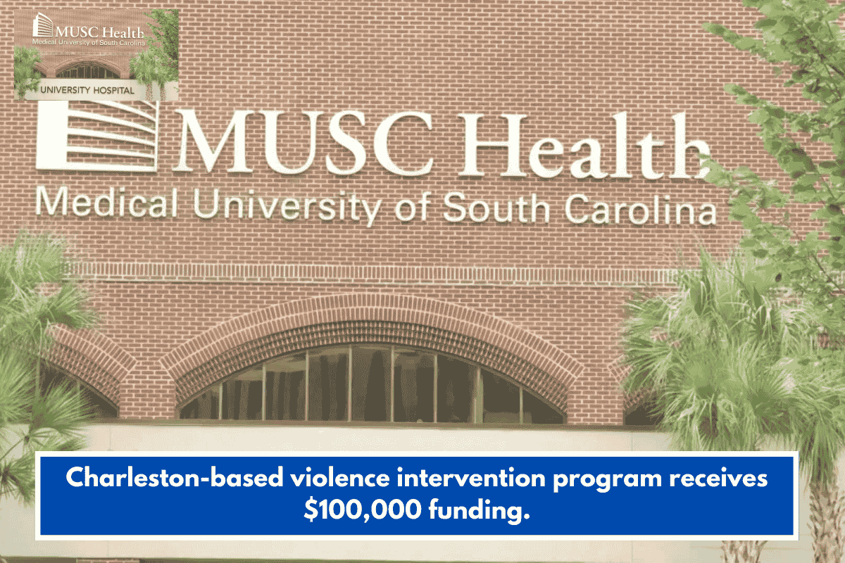 Charleston-based violence intervention program receives $100,000 funding.