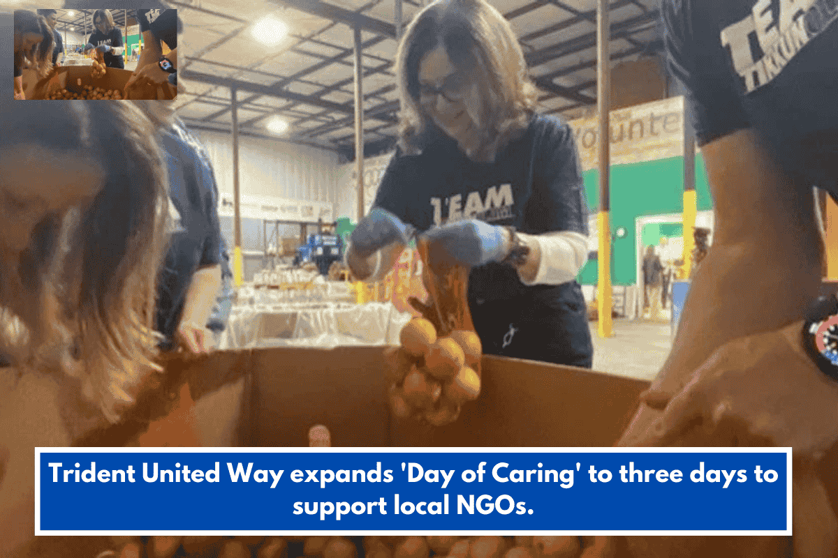 Trident United Way expands 'Day of Caring' to three days to support local NGOs.