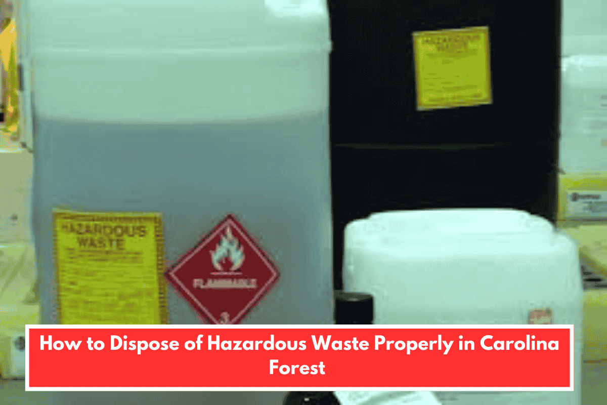How to Dispose of Hazardous Waste Properly in Carolina Forest