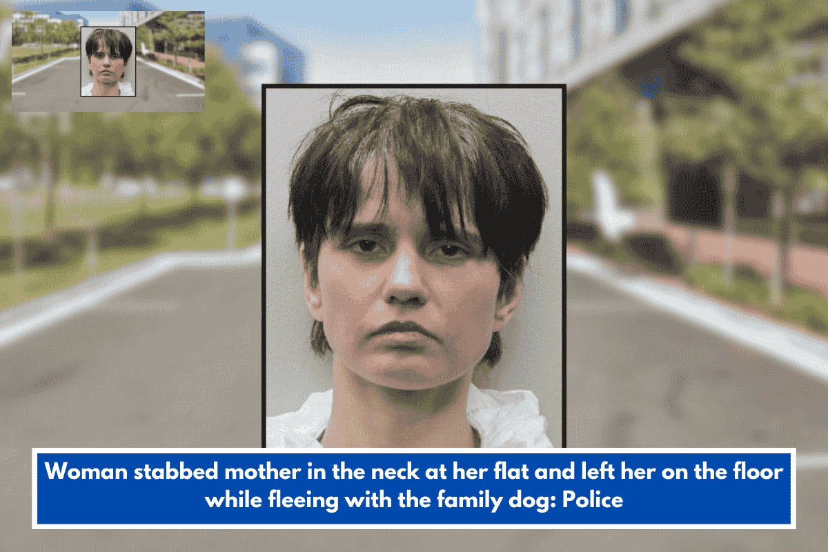 Woman stabbed mother in the neck at her flat and left her on the floor while fleeing with the family dog: Police