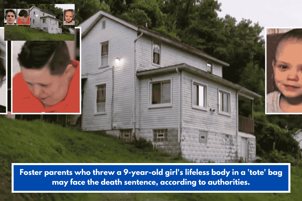 Foster parents who threw a 9-year-old girl's lifeless body in a 'tote' bag may face the death sentence, according to authorities.