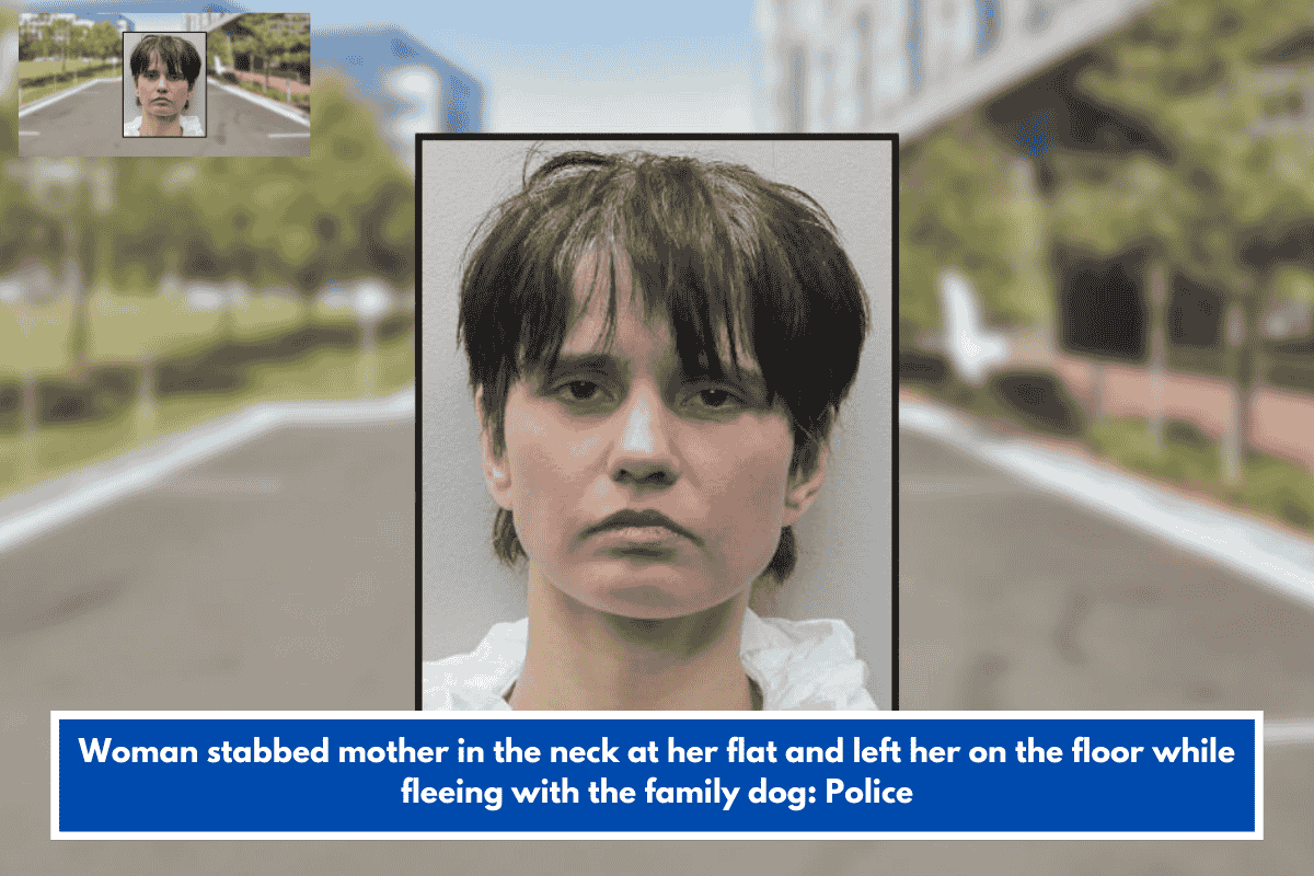 Woman stabbed mother in the neck at her flat and left her on the floor while fleeing with the family dog: Police