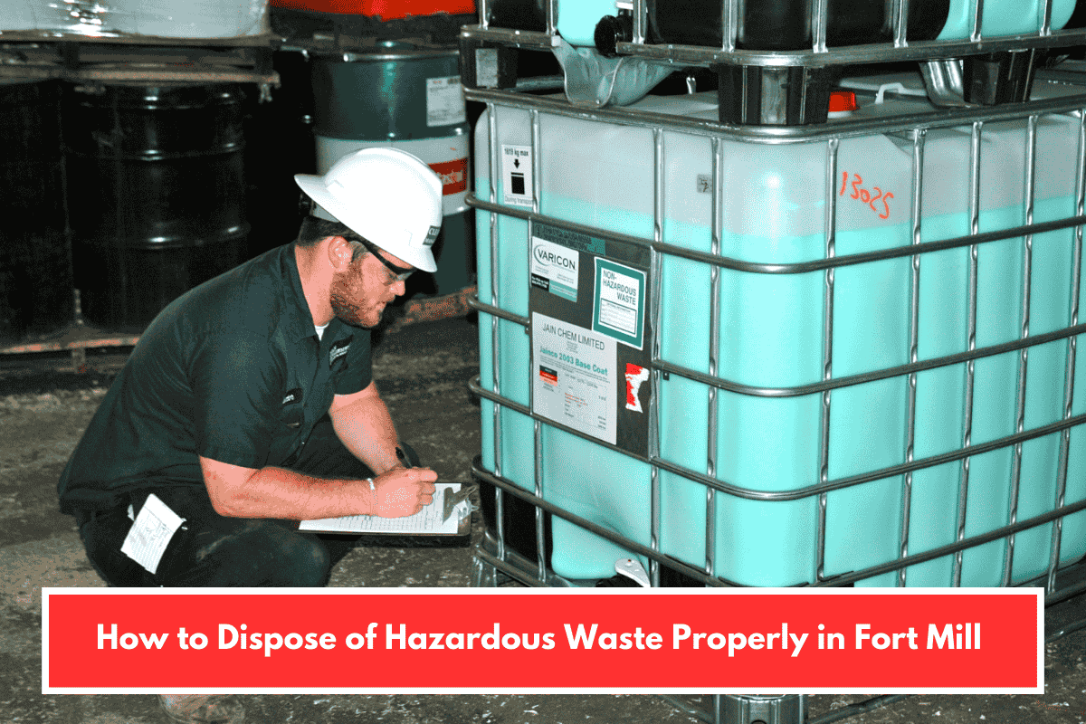 How to Dispose of Hazardous Waste Properly in Fort Mill