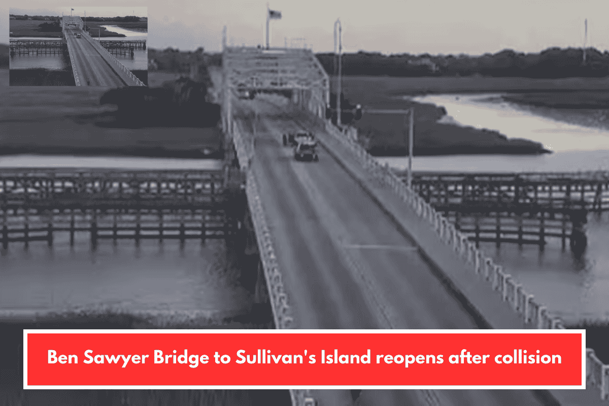 Ben Sawyer Bridge to Sullivan's Island reopens after collision