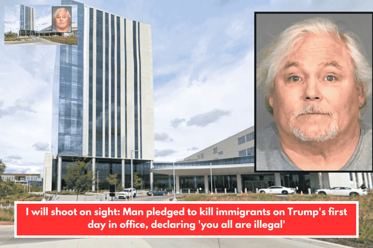 I will shoot on sight: Man pledged to kill immigrants on Trump's first day in office, declaring 'you all are illegal'