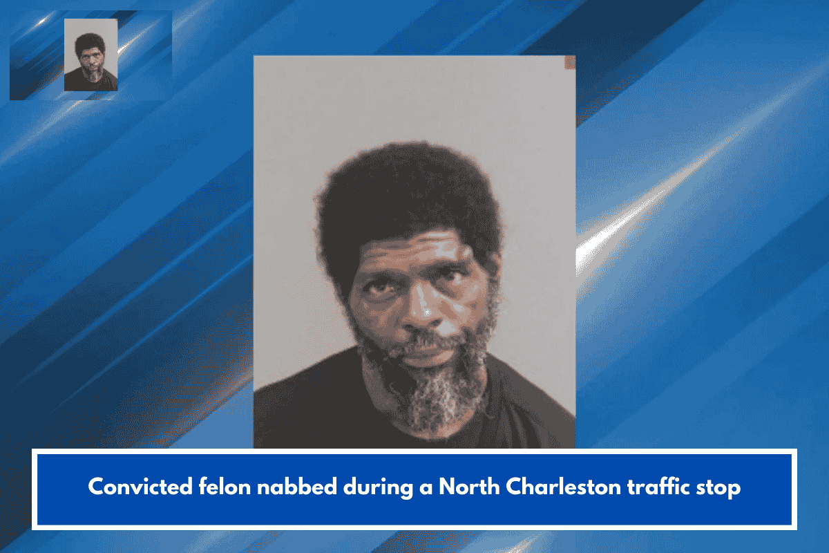 Convicted felon nabbed during a North Charleston traffic stop