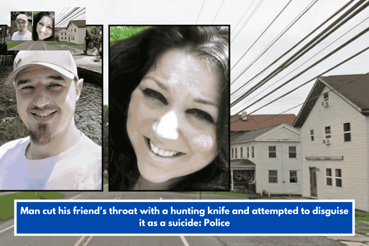 Man cut his friend's throat with a hunting knife and attempted to disguise it as a suicide: Police