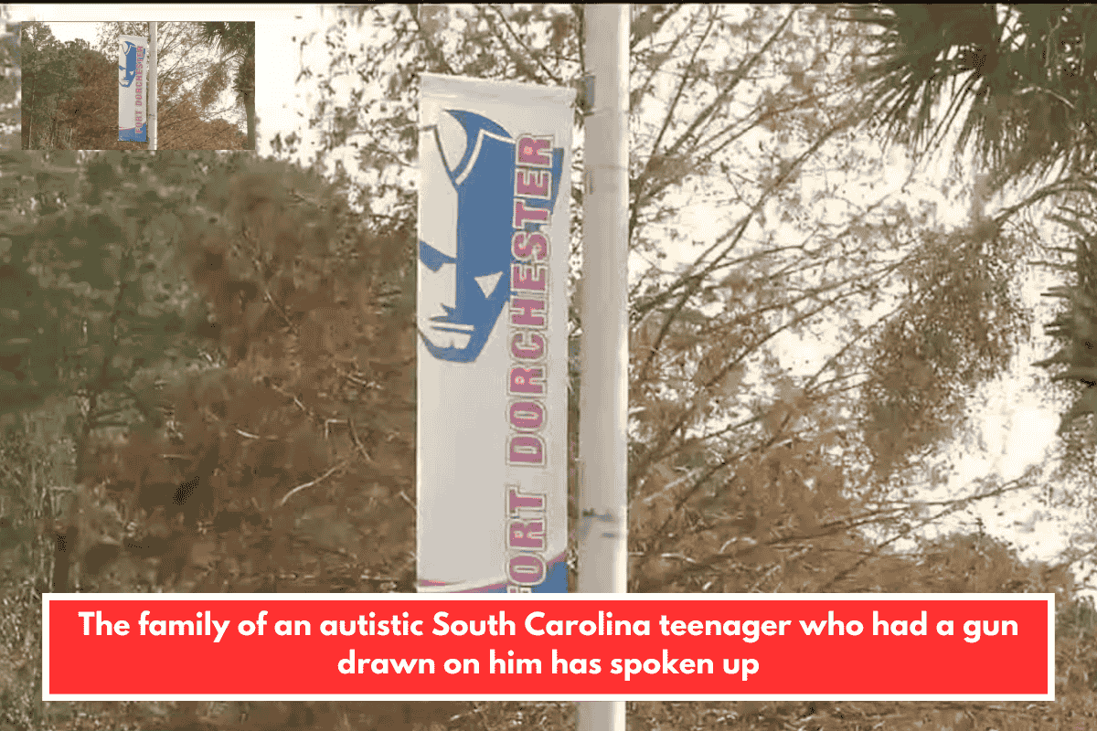 The family of an autistic South Carolina teenager who had a gun drawn on him has spoken up