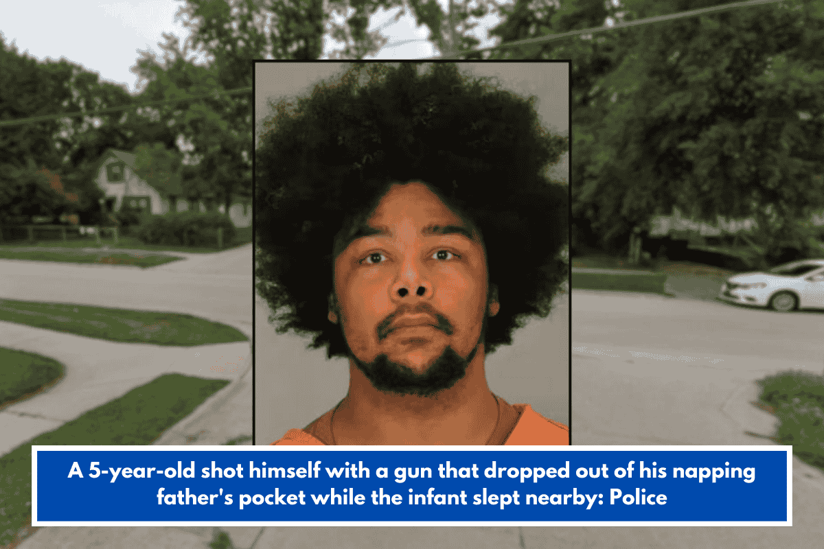 A 5-year-old shot himself with a gun that dropped out of his napping father's pocket while the infant slept nearby: Police