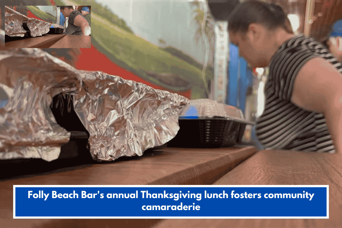 Folly Beach Bar's annual Thanksgiving lunch fosters community camaraderie