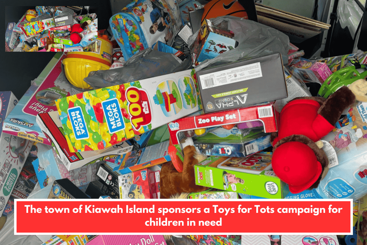 The town of Kiawah Island sponsors a Toys for Tots campaign for children in need