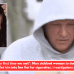 "The very first time we met": Man stabbed woman to death after she let him into her flat for cigarettes, investigators say.