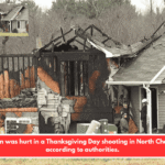 A woman was hurt in a Thanksgiving Day shooting in North Charleston, according to authorities.